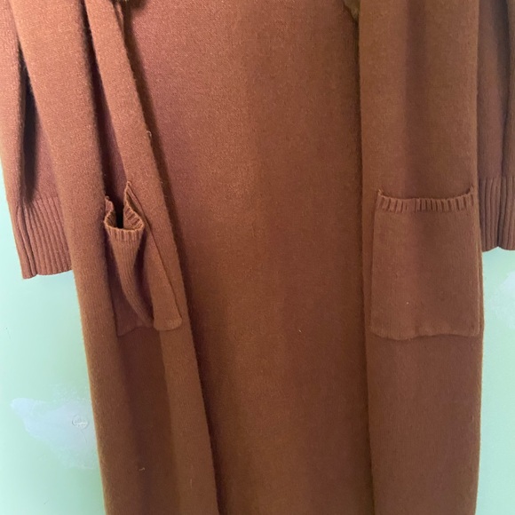 ontwelfth long cardigan with Foxfur trim medium - Picture 4 of 4